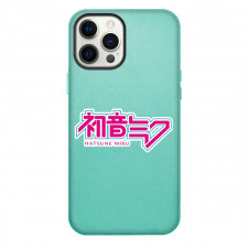 Hatsune Miku Case For iPhone Samsung Galaxy Pixel OnePlus Vivo Xiaomi Asus Sony Motorola Nokia - Logo Pink Font