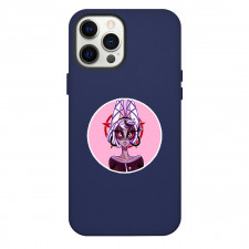 Hazbin Hotel Carmilla Carmine Phone Case For iPhone Samsung Galaxy Pixel OnePlus Vivo Xiaomi Asus Sony Motorola Nokia - Carmilla Carmine Portrait Illustration Art On Pink Background Sticker