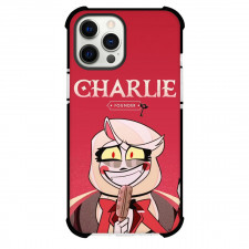 Hazbin Hotel Charlie Morningstar Phone Case For iPhone Samsung Galaxy Pixel OnePlus Vivo Xiaomi Asus Sony Motorola Nokia - Charlie Morningstar Founder Retro Illustration Art On Red Background