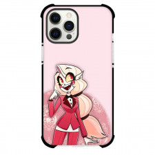 Hazbin Hotel Charlie Morningstar Phone Case For iPhone Samsung Galaxy Pixel OnePlus Vivo Xiaomi Asus Sony Motorola Nokia - Charlie Morningstar Standing On Pink Background