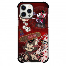 Hazbin Hotel Husk Phone Case For iPhone Samsung Galaxy Pixel OnePlus Vivo Xiaomi Asus Sony Motorola Nokia - Husk Casino Collage Poster
