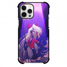 Hazbin Hotel Vaggie Phone Case For iPhone Samsung Galaxy Pixel OnePlus Vivo Xiaomi Asus Sony Motorola Nokia - Vaggie Standing Illustration Art On Purple Background