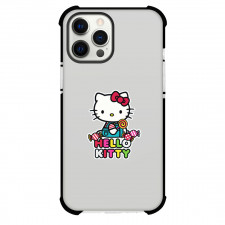 Sanrio Hello Kitty Phone Case For iPhone and Samsung Galaxy Devices - Sanrio Hello Kitty Holding Chocholate Sticker