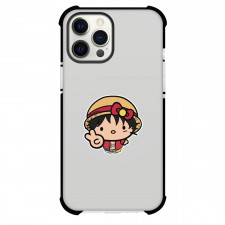 Sanrio Hello Kitty Luffy Phone Case For iPhone and Samsung Galaxy Devices - Sanrio Hello Kitty Luffy Showing Victory Sign