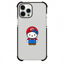 Sanrio Hello Kitty Mario Phone Case For iPhone and Samsung Galaxy Devices - Sanrio Hello Kitty Mario Standing