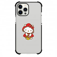 Sanrio Hello Kitty Phone Case For iPhone and Samsung Galaxy Devices - Sanrio Hello Kitty Red Dressed Sticker