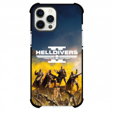 Helldivers 2 Case For iPhone Samsung Galaxy Pixel OnePlus Vivo Xiaomi Asus Sony Motorola Nokia - Characters Celebrating Series Poster