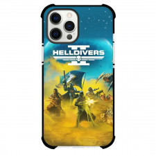 Helldivers 3 Case For iPhone Samsung Galaxy Pixel OnePlus Vivo Xiaomi Asus Sony Motorola Nokia - Characters Fighting Series Poster