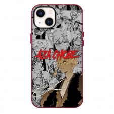 Hells Paradise Jigokuraku Aza Chobe Phone Case For iPhone Samsung Galaxy Pixel OnePlus Vivo Xiaomi Asus Sony Motorola Nokia - Aza Chobe On Grayscale Anime Art Background