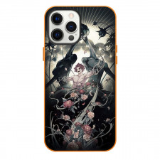 Hells Paradise Jigokuraku Mu Dan Phone Case For iPhone Samsung Galaxy Pixel OnePlus Vivo Xiaomi Asus Sony Motorola Nokia - Mu Dan With Floral Anime Art Poster