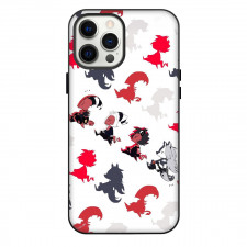 Helluva Boss Phone Case For iPhone Samsung Galaxy Pixel OnePlus Vivo Xiaomi Asus Sony Motorola Nokia - Helluva Boss Character Pattern Art On White Background