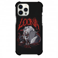 Helluva Boss Loona Phone Case For iPhone Samsung Galaxy Pixel OnePlus Vivo Xiaomi Asus Sony Motorola Nokia - Loona Halloween Illustration Art On Dark Background