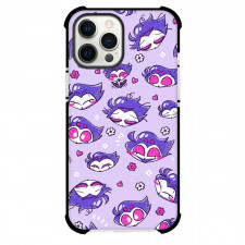 Helluva Boss Phone Case For iPhone Samsung Galaxy Pixel OnePlus Vivo Xiaomi Asus Sony Motorola Nokia - Helluva Boss Pattern Art On Purple Background