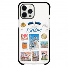 Heritage Stamp Collection Estonia Phone Case For iPhone and Samsung Galaxy Devices - Estonia Heritage Stamp Collection