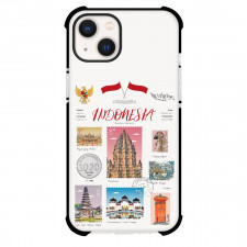 Heritage Stamp Collection Indonesia Phone Case For iPhone and Samsung Galaxy Devices - Indonesia Heritage Stamp Collection