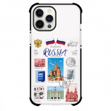 Heritage Stamp Collection Russia Phone Case For iPhone and Samsung Galaxy Devices - Russia Heritage Stamp Collection