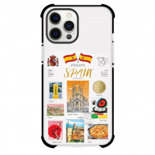 Heritage Stamp Collection Spain Phone Case For iPhone and Samsung Galaxy Devices - Spain Heritage Stamp Collection