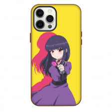 High Score Girl Akira Phone Case For iPhone Samsung Galaxy Pixel OnePlus Vivo Xiaomi Asus Sony Motorola Nokia - Akira Holding Lollipop Portrait In Yellow Background