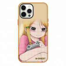 High Score Girl Hidaka Phone Case For iPhone Samsung Galaxy Pixel OnePlus Vivo Xiaomi Asus Sony Motorola Nokia - Hidaka Holding Joystick Blush Portrait