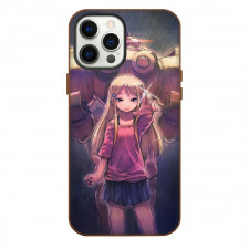 High Score Girl Hidaka Phone Case For iPhone Samsung Galaxy Pixel OnePlus Vivo Xiaomi Asus Sony Motorola Nokia - Hidaka Pointing Portrait Robot Background