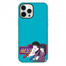 High Score Girl Phone Case For iPhone Samsung Galaxy Pixel OnePlus Vivo Xiaomi Asus Sony Motorola Nokia - Haruo And Akira Holding Gun Shooting Game