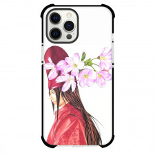 Hikaru No Go Fujiwara No Sai Phone Case For iPhone Samsung Galaxy Pixel OnePlus Vivo Xiaomi Asus Sony Motorola Nokia - Fujiwara No Sai Side Portrait With Cherry Blossom