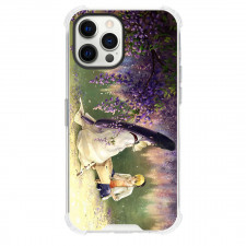 Hikaru No Go Phone Case For iPhone Samsung Galaxy Pixel OnePlus Vivo Xiaomi Asus Sony Motorola Nokia - Hikaru No Go Shindou And Fujiwara Playing Under Purple Blossom Tree