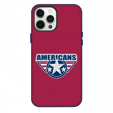 Tri City Americans Phone Case For iPhone Samsung Galaxy Pixel OnePlus Vivo Xiaomi Asus Sony Motorola Nokia - Logo In Purple Background
