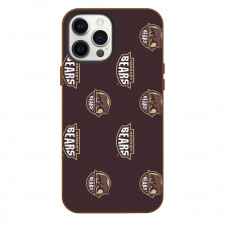 Hershey Bears Phone Case For iPhone Samsung Galaxy Pixel OnePlus Vivo Xiaomi Asus Sony Motorola Nokia - Logo Pattern In Brown Background