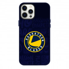 Saskatoon Blades Phone Case For iPhone Samsung Galaxy Pixel OnePlus Vivo Xiaomi Asus Sony Motorola Nokia - Logo Quote Grunge Background