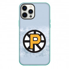 Providence Bruins Phone Case For iPhone Samsung Galaxy Pixel OnePlus Vivo Xiaomi Asus Sony Motorola Nokia - Logo In Ice Background