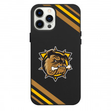 Brantford Bulldogs Phone Case For iPhone Samsung Galaxy Pixel OnePlus Vivo Xiaomi Asus Sony Motorola Nokia - Large Logo Stripe