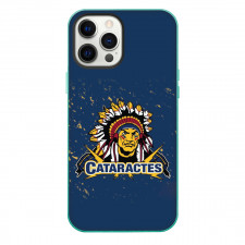 Shawinigan Cataractes Phone Case For iPhone Samsung Galaxy Pixel OnePlus Vivo Xiaomi Asus Sony Motorola Nokia - Logo In Blue Background