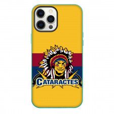 Shawinigan Cataractes Phone Case For iPhone Samsung Galaxy Pixel OnePlus Vivo Xiaomi Asus Sony Motorola Nokia - Logo In Red Blue Yellow Background