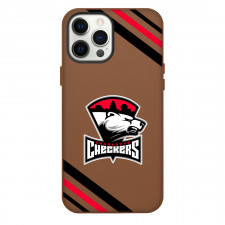 Charlotte Checkers Phone Case For iPhone Samsung Galaxy Pixel OnePlus Vivo Xiaomi Asus Sony Motorola Nokia - Large Logo With Stripe