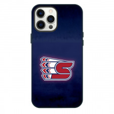 Spokane Chiefs Phone Case For iPhone Samsung Galaxy Pixel OnePlus Vivo Xiaomi Asus Sony Motorola Nokia - Logo In Blue Grunge Background