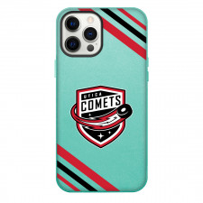 Utica Comets Phone Case For iPhone Samsung Galaxy Pixel OnePlus Vivo Xiaomi Asus Sony Motorola Nokia - Large Logo With Stripe