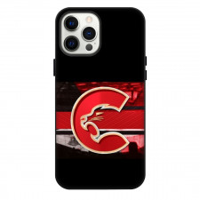 Prince George Cougars Phone Case For iPhone Samsung Galaxy Pixel OnePlus Vivo Xiaomi Asus Sony Motorola Nokia - Logo In Red And Black Background