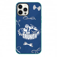 Syracuse Crunch Phone Case For iPhone Samsung Galaxy Pixel OnePlus Vivo Xiaomi Asus Sony Motorola Nokia - Logo Ribbon In Blue Background