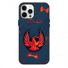 Coachella Valley Firebirds Phone Case For iPhone Samsung Galaxy Pixel OnePlus Vivo Xiaomi Asus Sony Motorola Nokia - Logo Ribbon In Navy Background