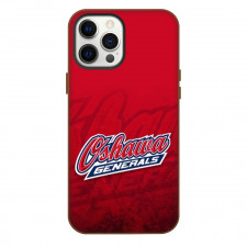Oshawa Generals Phone Case For iPhone Samsung Galaxy Pixel OnePlus Vivo Xiaomi Asus Sony Motorola Nokia - Logo Overlay Red Background