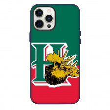 Halifax Mooseheads Phone Case For iPhone Samsung Galaxy Pixel OnePlus Vivo Xiaomi Asus Sony Motorola Nokia - Logo In Red And Green Background