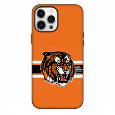 Medicine Hat Tigers Phone Case For iPhone Samsung Galaxy Pixel OnePlus Vivo Xiaomi Asus Sony Motorola Nokia - Logo In Orange And Black Background