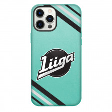Liiga Phone Case For iPhone Samsung Galaxy Pixel OnePlus Vivo Xiaomi Asus Sony Motorola Nokia - Large Logo With Stripe