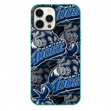 Manitoba Moose Phone Case For iPhone Samsung Galaxy Pixel OnePlus Vivo Xiaomi Asus Sony Motorola Nokia - Logo Sticker Collage