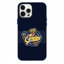 Erie Otters Phone Case For iPhone Samsung Galaxy Pixel OnePlus Vivo Xiaomi Asus Sony Motorola Nokia - Logo In Navy Background