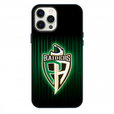 Prince Albert Raiders Phone Case For iPhone Samsung Galaxy Pixel OnePlus Vivo Xiaomi Asus Sony Motorola Nokia - Logo In Green And Black Background