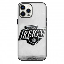 Ontario Reign Phone Case For iPhone Samsung Galaxy Pixel OnePlus Vivo Xiaomi Asus Sony Motorola Nokia - 3d Logo Grunge In Gray Background