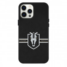 Henderson Silver Knights Phone Case For iPhone Samsung Galaxy Pixel OnePlus Vivo Xiaomi Asus Sony Motorola Nokia - Logo Line In Gray And Black Background