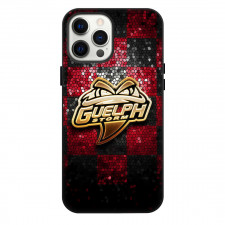 Guelph Storm Phone Case For iPhone Samsung Galaxy Pixel OnePlus Vivo Xiaomi Asus Sony Motorola Nokia - Logo 3d In Red And Black Background